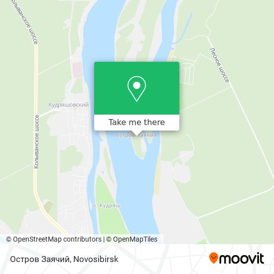 Остров Заячий map