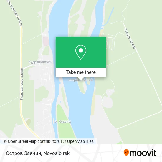 Остров Заячий map