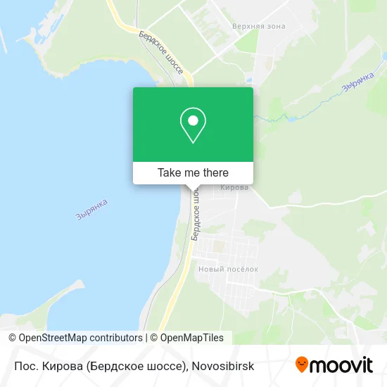 Пос. Кирова (Бердское шоссе) map