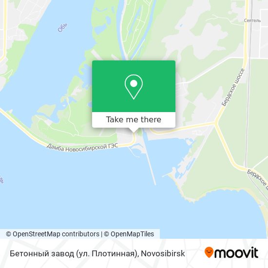 Бетонный завод (ул. Плотинная) map