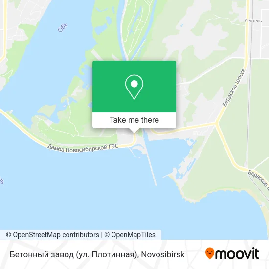 Бетонный завод (ул. Плотинная) map