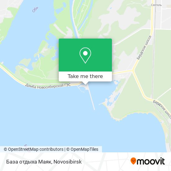 База отдыха Маяк map