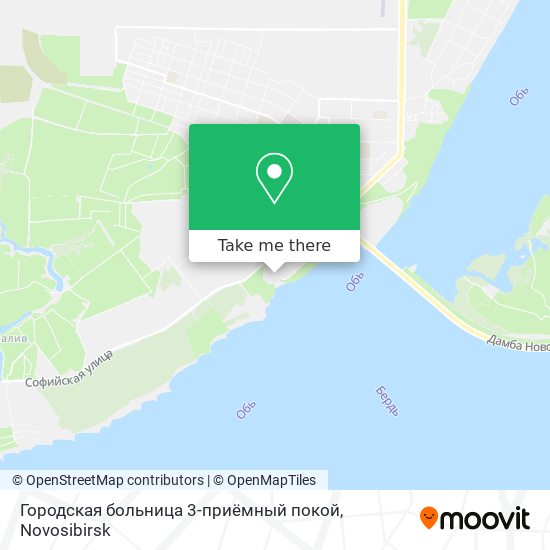 Городская больница 3-приёмный покой map