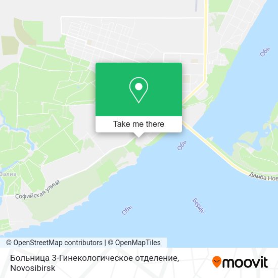 Больница 3-Гинекологическое отделение map