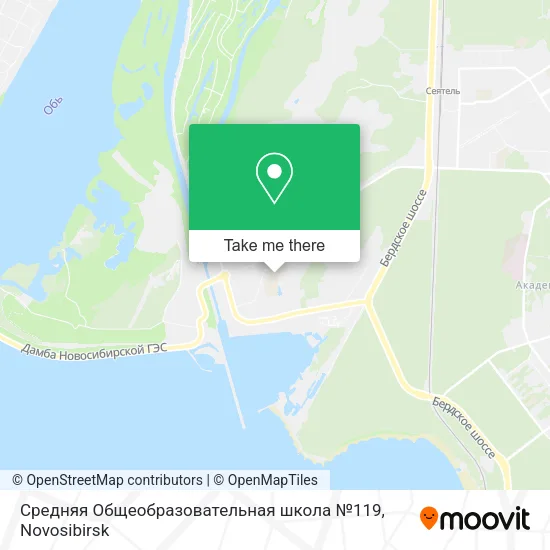 Средняя Общеобразовательная школа №119 map