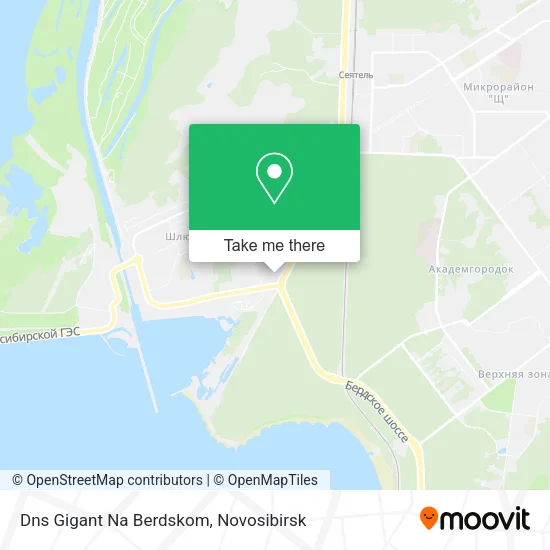 Dns Gigant Na Berdskom map