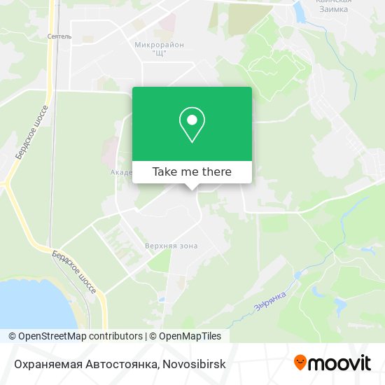 Охраняемая Автостоянка map