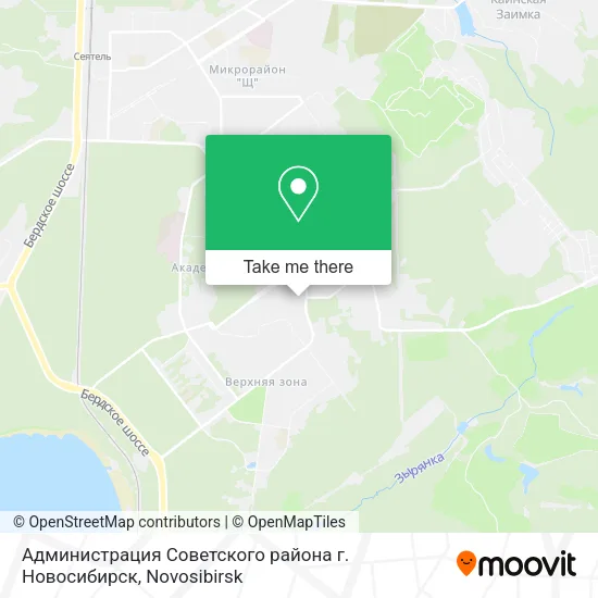 Администрация Советского района г. Новосибирск map