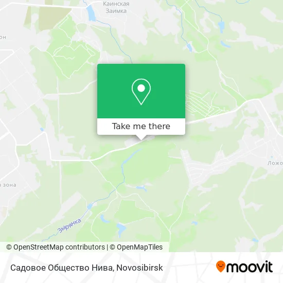 Садовое Общество Нива map