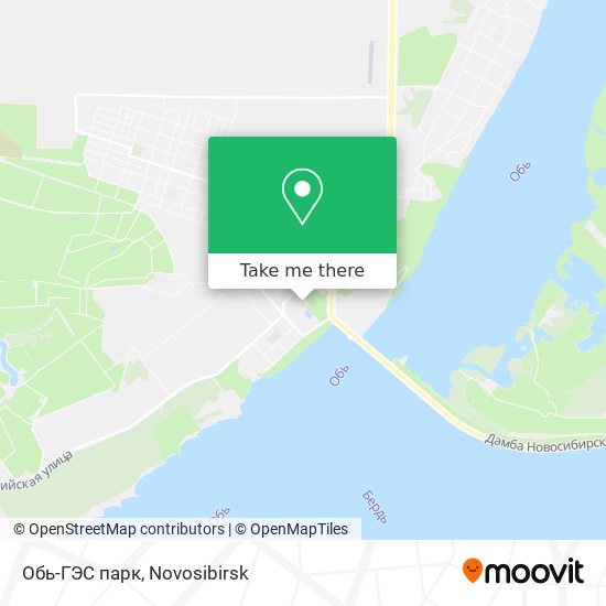 Обь-ГЭС парк map