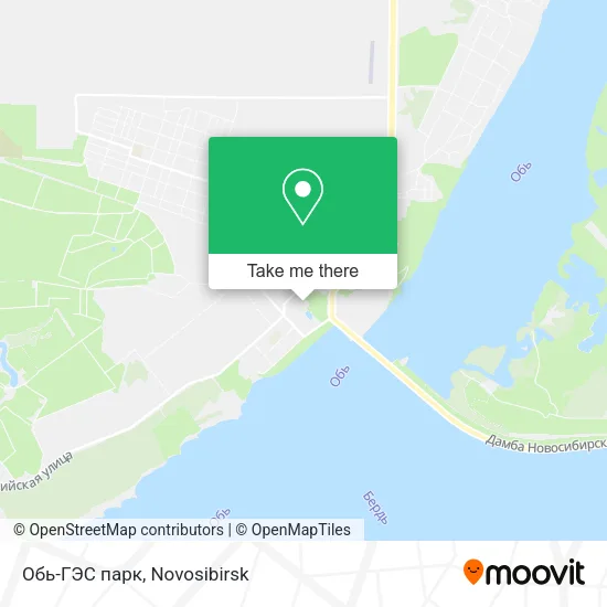 Обь-ГЭС парк map