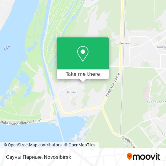 Сауны Парные map