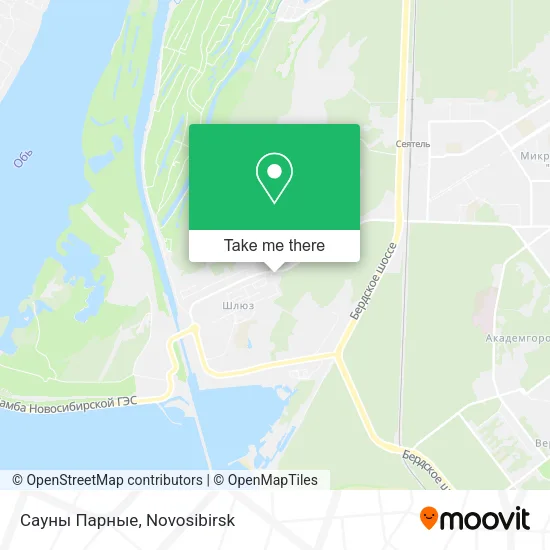 Сауны Парные map