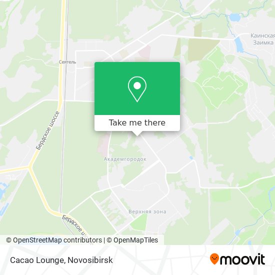 Cacao Lounge map