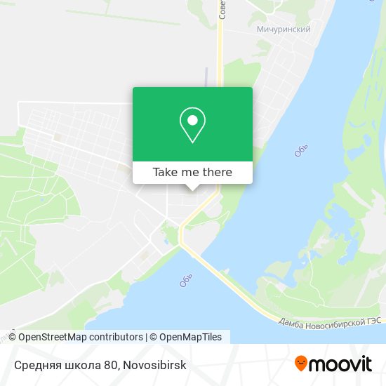 Средняя школа 80 map