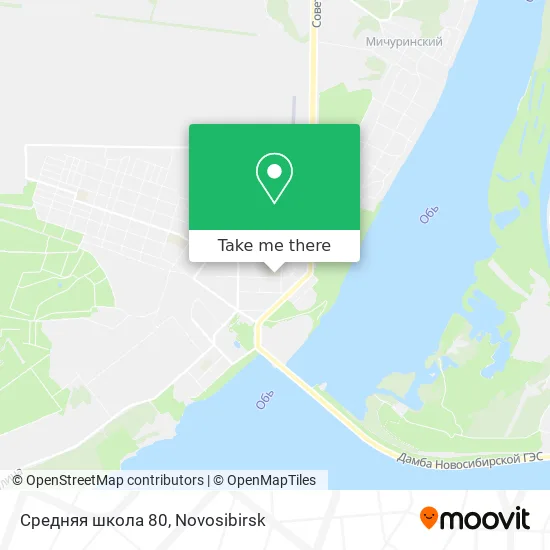 Средняя школа 80 map