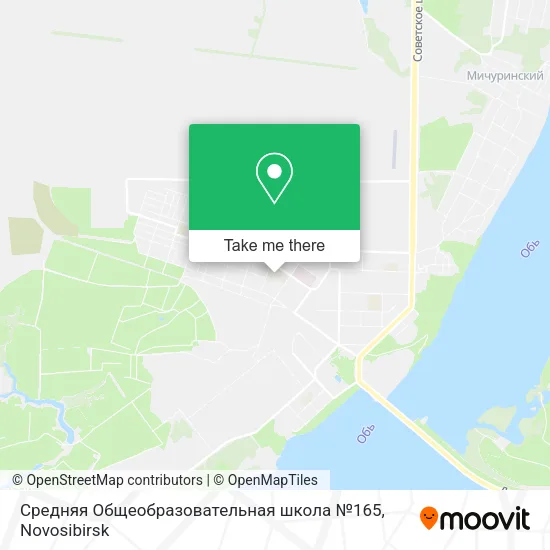 Средняя Общеобразовательная школа №165 map