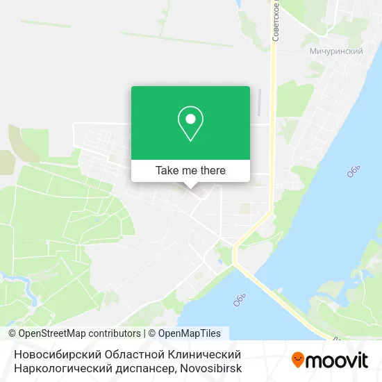 Новосибирский Областной Клинический Наркологический диспансер map