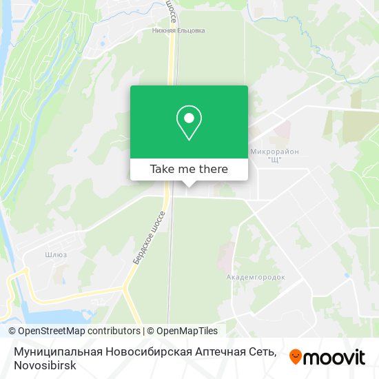 Муниципальная Новосибирская Аптечная Сеть map