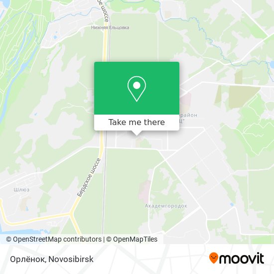 Орлёнок map