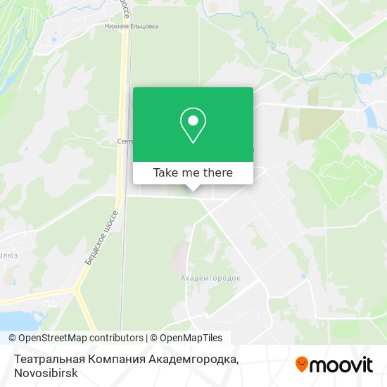 Театральная Компания Академгородка map