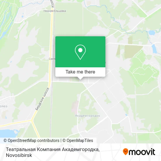 Театральная Компания Академгородка map