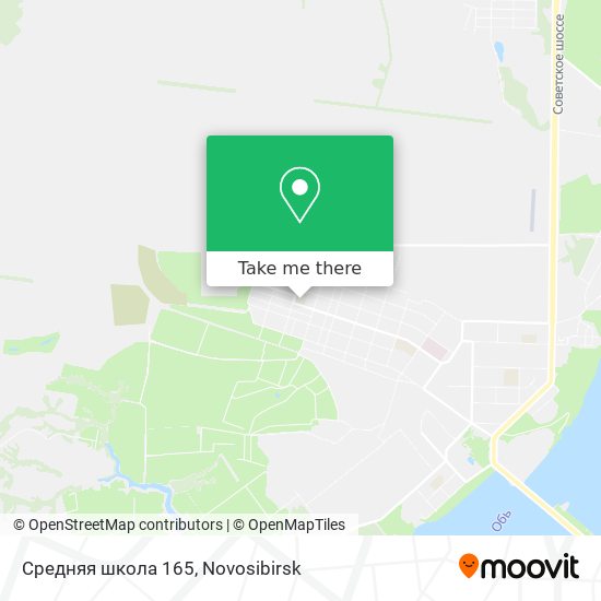Средняя школа 165 map