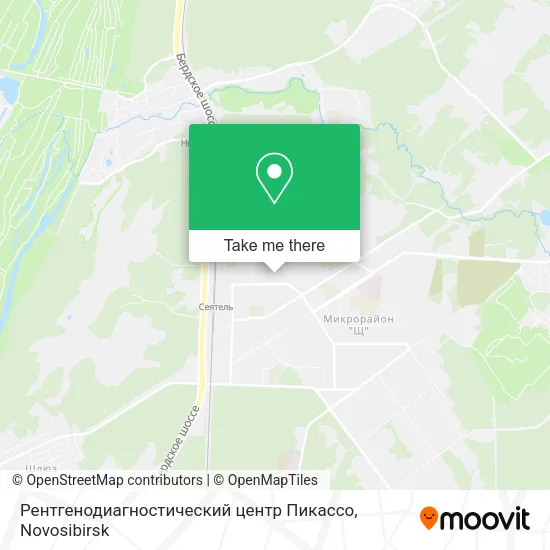 Рентгенодиагностический центр Пикассо map