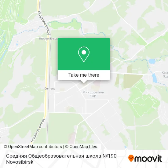 Средняя Общеобразовательная школа №190 map