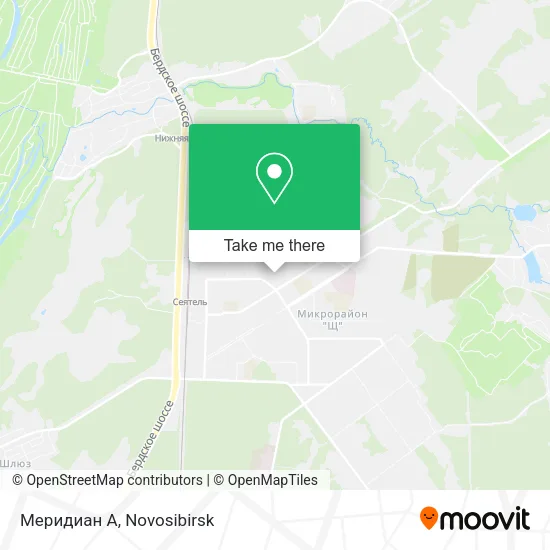 Меридиан А map