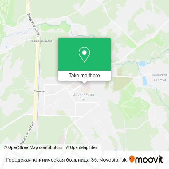 Городская клиническая больница 35 map