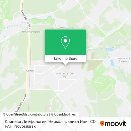 Клиника Лимфологии, Ниикэл, филиал Ициг СО РАН map