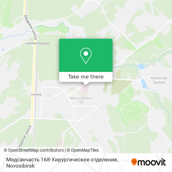 Медсанчасть 168-Хирургическое отделение map