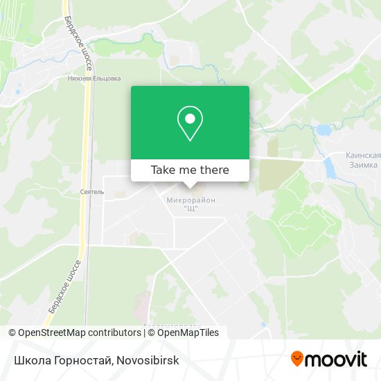 Школа Горностай map