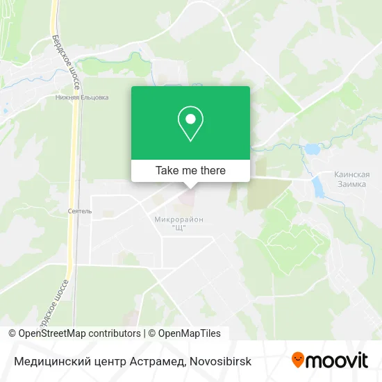 Медицинский центр Астрамед map