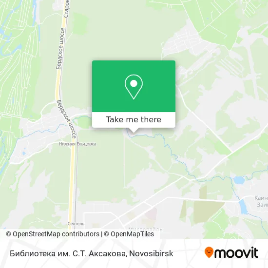 Библиотека им. С.Т. Аксакова map