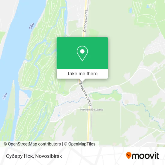 Субару Нск map