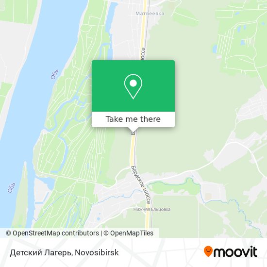 Детский Лагерь map