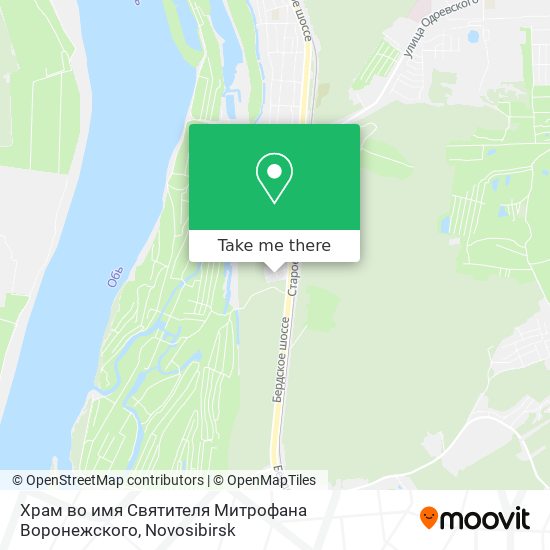 Храм во имя Святителя Митрофана Воронежского map