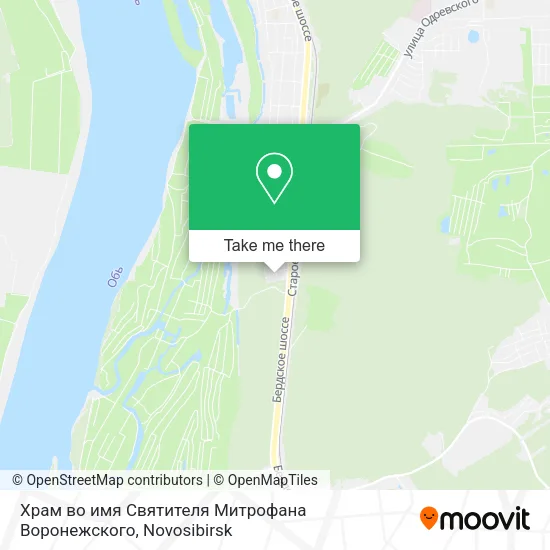 Храм во имя Святителя Митрофана Воронежского map