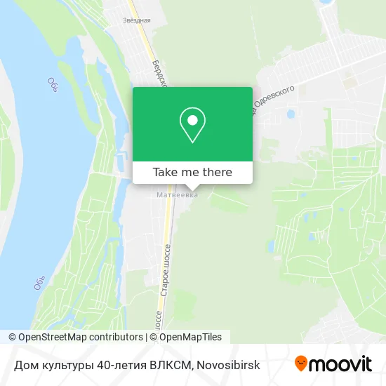 Дом культуры 40-летия ВЛКСМ map