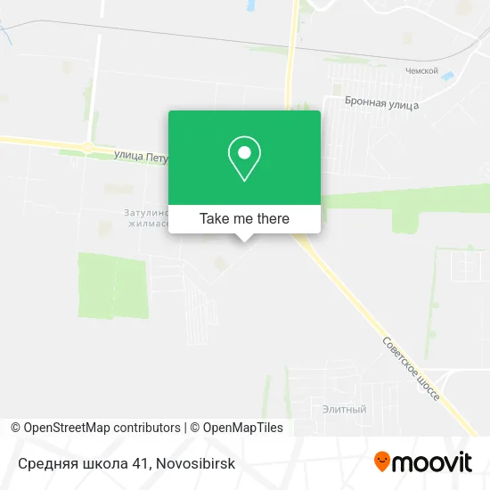 Средняя школа 41 map