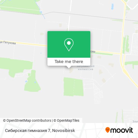 Сибирская гимназия 7 map
