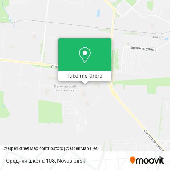 Средняя школа 108 map