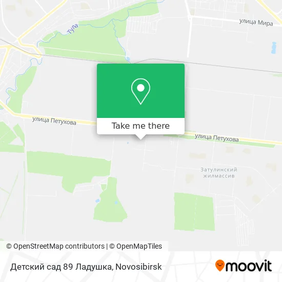 Детский сад 89 Ладушка map