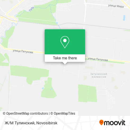 Ж/М Тулинский map