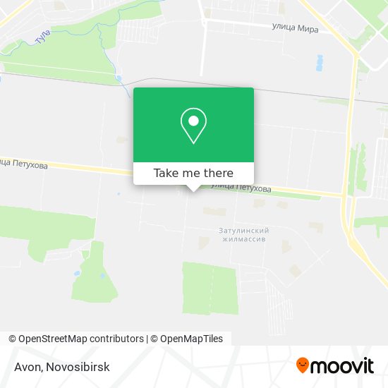 Avon map
