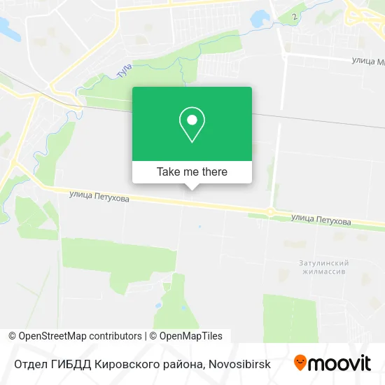 Отдел ГИБДД Кировского района map
