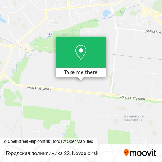 Городская поликлиника 22 map