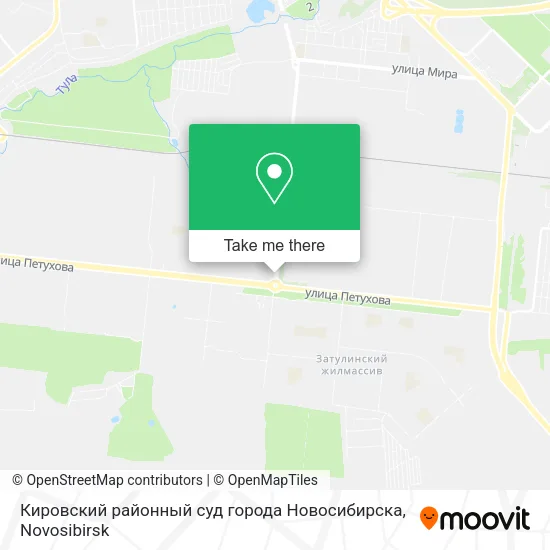 Кировский районный суд города Новосибирска map